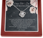 Happy Mother's Day To My Beautiful Wife Love Knot Necklace | Mother's Day Gift For Wife