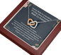 Chance Made Us Coworkers Bitching About Everyone Made Us Friends Interlocking Hearts Necklace | Farewell Gift for Coworker |  New Job Gift |  Fresh Start Gift for Coworker