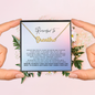 Breathe Cursive Necklace | New Beginnings Necklace Meaningful, Get Well Gift Be Strong Strength, Anxiety Necklace, Divorce Break Up, Encouragement Gift gift for her