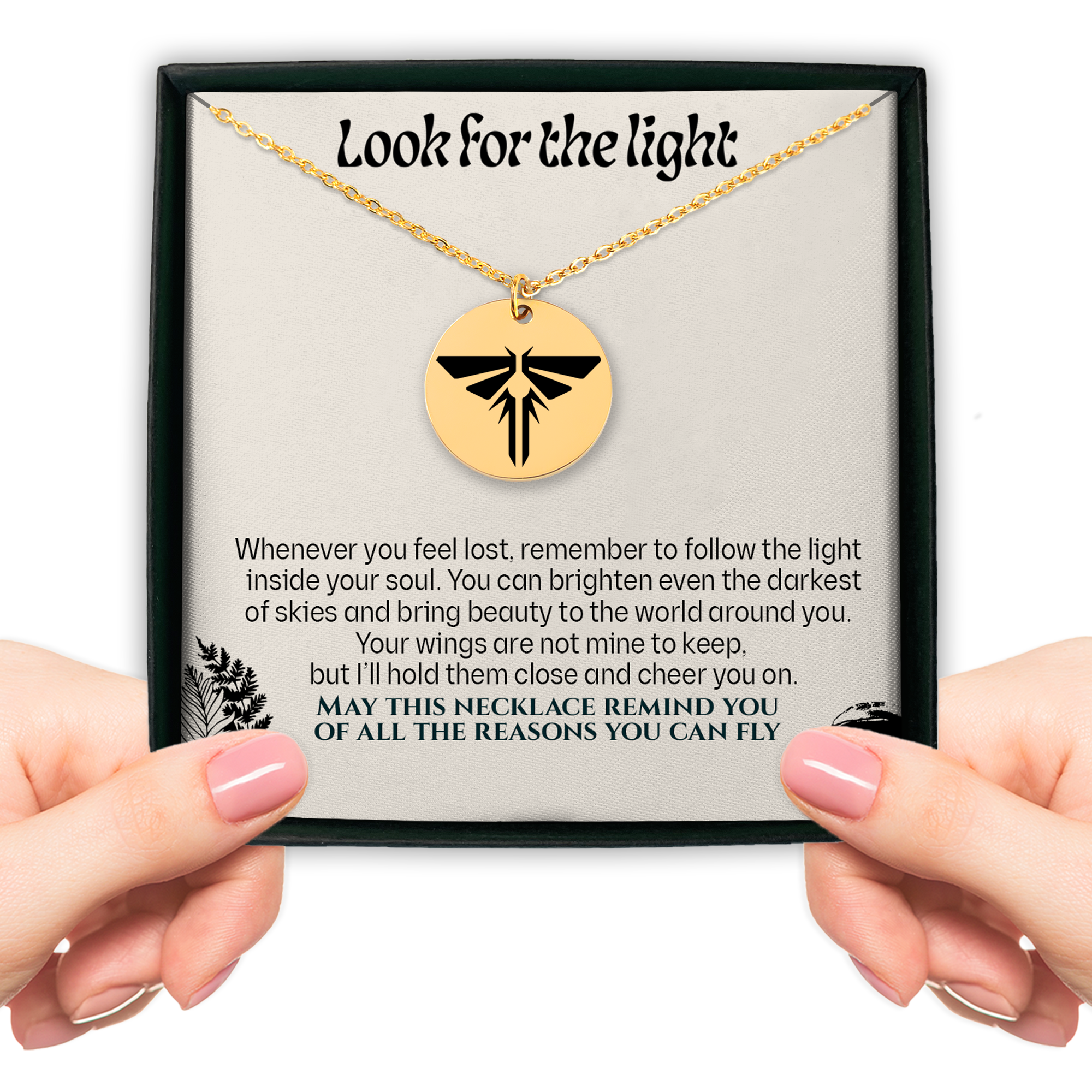 The Last of Us Firefly Personalized Necklace for her, Fireflies Gift For Her, Encouragement Gift, Graduation Gift, Birthday Gift