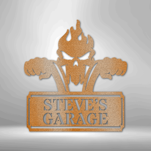 Personalized Rough Ride Monogram Metal Wall Sign| Man Cave Wall Art| C ...