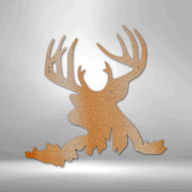 Deer Head Metal Wall Art| Deer Silhouette Wall Art| Outdoorsy Home Decor| Gift for Him