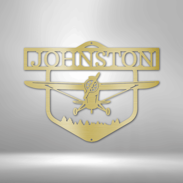 Personalized Flying High Monogram Metal Wall Sign| Pilot Gift Idea| Cu ...
