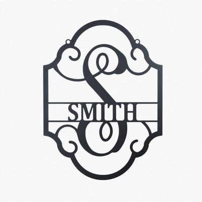 Personalized Family Name Metal Wall Plaque | Mailbox Metal Sign Art| Custom Entryway Wall Art| Housewarming Gift Idea