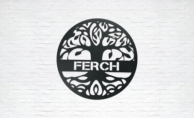 Personalized Tree of Life Metal Wall Sign|  Custom Family Name Wall Art| Metal Home Decor | Housewarming Gift Idea