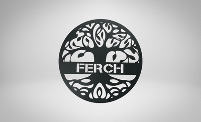 Personalized Tree of Life Metal Wall Sign|  Custom Family Name Wall Art| Metal Home Decor | Housewarming Gift Idea