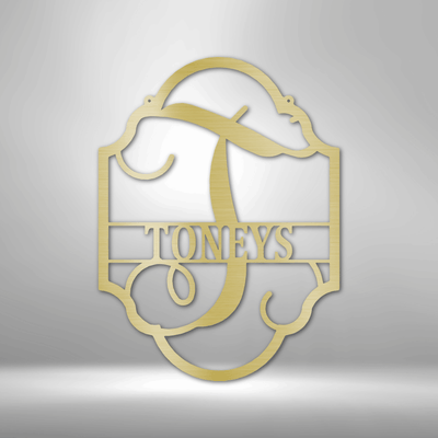 Personalized Family Name Metal Wall Plaque | Mailbox Metal Sign Art| Custom Entryway Wall Art| Housewarming Gift Idea