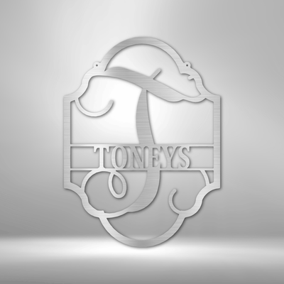 Personalized Family Name Metal Wall Plaque | Mailbox Metal Sign Art| Custom Entryway Wall Art| Housewarming Gift Idea