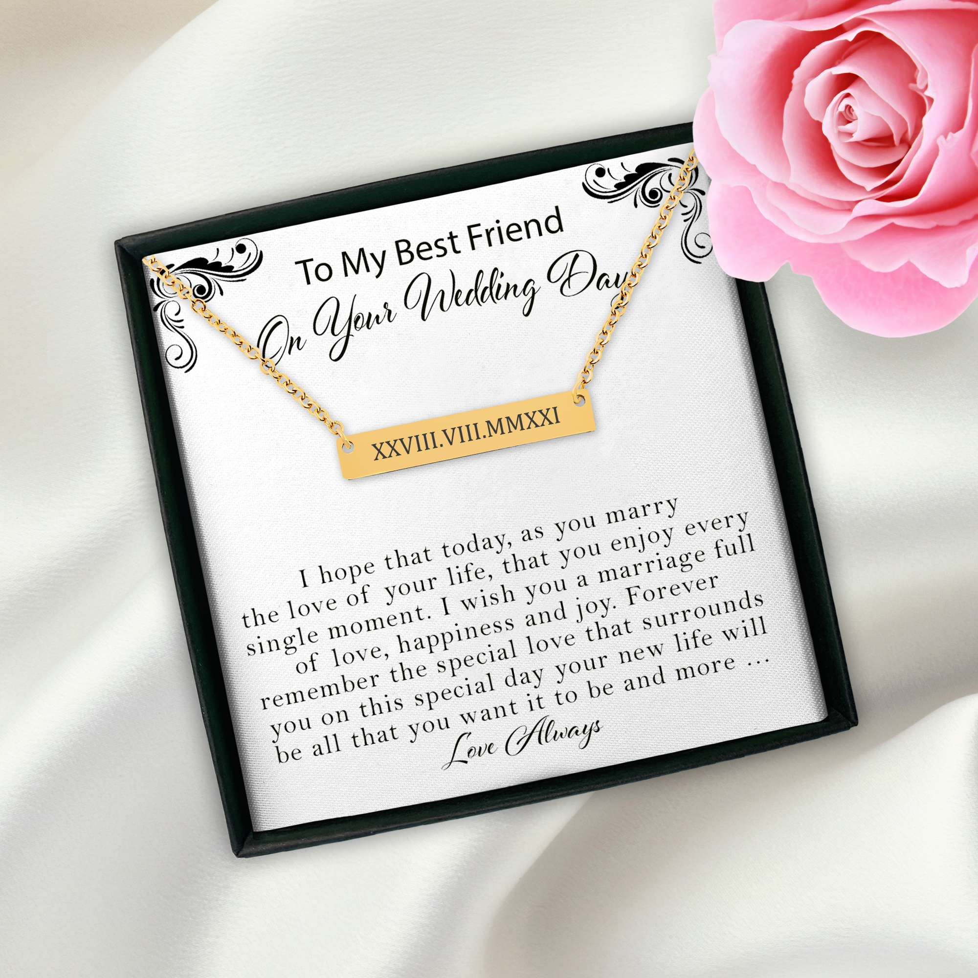 Mother of the Bride Gift From Daughter, Mother Of The Bride Necklace, –  Venture On Designs