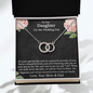 To Our Daughter On Her Wedding Day Perfect Pair Necklace | Gift To Bride from Mother & Dad | Bride Jewelry Gift from Parents