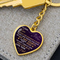 To My Love You Live In My Mind from Your Pilot Heart Keychain