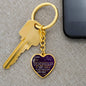 To My Love You Live In My Mind from Your Pilot Heart Keychain