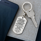 Personalized Addiction Recovery Keychain Gift, Narcotics Anonymous Gift, NA Sobriety, Sobriety Milestone, Sober Recovery