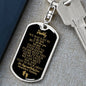 "Daddy to Be" Of Twins w. ENGRAVING Keychain