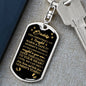 Daddy To Be, This Christmas I am Snuggled In Mommy's Tummy Luxury Keychain w. Engraving