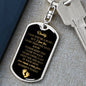 "Daddy to Be" w. ENGRAVING Keychain