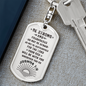 Be Strong And Courageous Personalized Addiction Recovery Keychain Gift, Narcotics Anonymous Gift, NA Sobriety, Sobriety Milestone, Sober Recovery