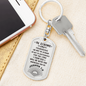 Be Strong And Courageous Personalized Addiction Recovery Keychain Gift, Narcotics Anonymous Gift, NA Sobriety, Sobriety Milestone, Sober Recovery