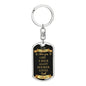To My Husband, Love You Like Funny Gift Keychain