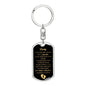 [BACK IN STOCK]  "Daddy to Be" Luxury Military Keychain
