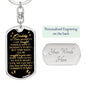 Daddy To Be "Snuggled In Your Arms" w. Engraving Keychain | Message from Baby Bump | New Dad | Pregnancy Announcement