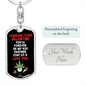 Personalized Cannabe Your Valentine Graphic Keychain w. Engraving | Valentine's Day Gift for Him or Her | Funny Humor Stoner Valentine | Personalized Valentine's Gift