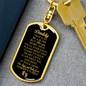 "Daddy to Be" Love, Kisses And Kicks From Mommy's Tummy Keychain w. ENGRAVING