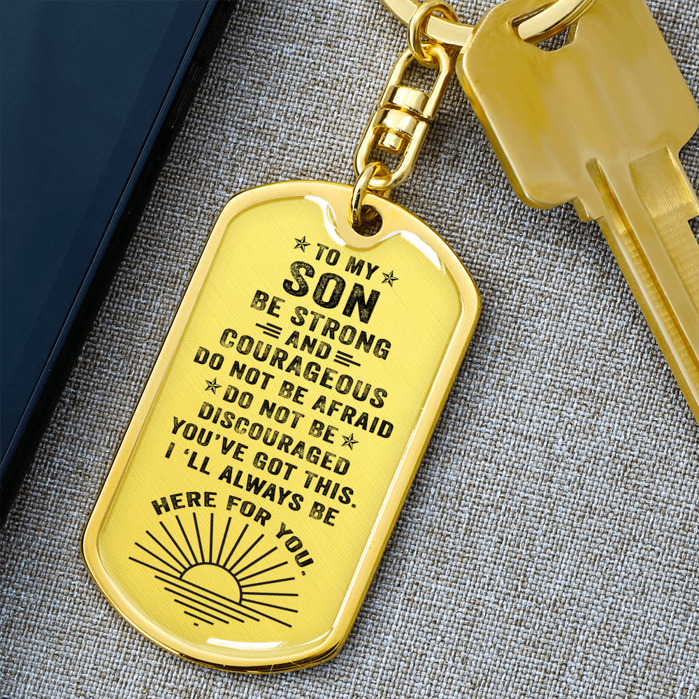 To My Son Personalized Addiction Recovery Keychain Gift, Narcotics Anonymous Gift, NA Sobriety, Sobriety Milestone, Sober Recovery