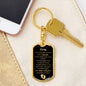 [BACK IN STOCK]  "Daddy to Be" Luxury Military Keychain