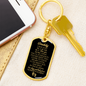 "Daddy to Be" Love, Kisses And Kicks From Mommy's Tummy Keychain w. ENGRAVING