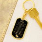 [BACK IN STOCK]  "Daddy to Be" Luxury Military Keychain
