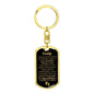 "Daddy to Be" You'Re My Superhero Luxury Military Keychain w. Engraving
