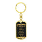 To My Husband, Love You Like Funny Gift Keychain