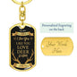 To My Husband, I Love You Like Deer Season Funny Keychain Gift