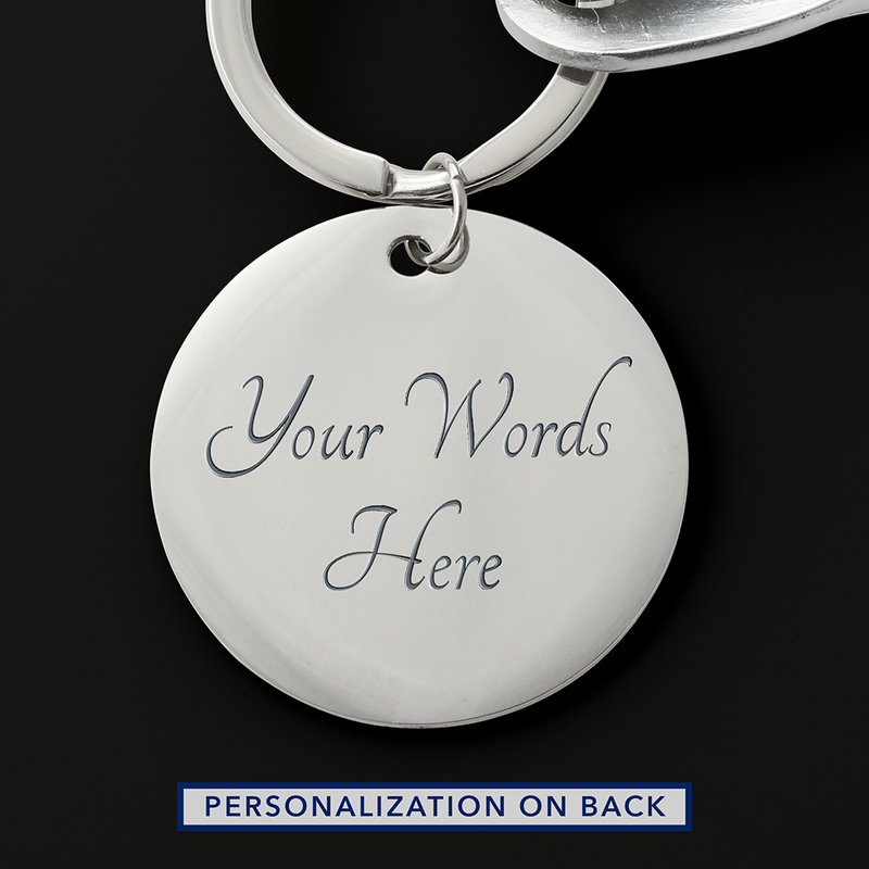 Promoted To Daddy 2021 Keychain | Pregnancy Announcement Reveal | Husband Daddy | Family Reveal | Baby Arrival