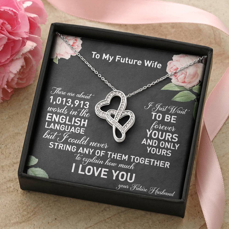 To My Future Wife Necklace, Engagement Gift for Future Wife, Sentimental Gift for Bride Groom, Fiance Gift for Her Valentine's , Fiance Gift