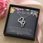 "You Got This" Fertility Gift, IVF gift, Double Hearts Necklace