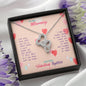 To My Mommy, New Mother Double Hearts Necklace | I’ve Only Been With You For Just A Little While | Valentine's Day, 1st Mother's Day Gift