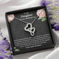 To My Daughter On Her Wedding Day, I am Next To You To Bride from Mother Necklace, Bride Jewelry Gift from Mother