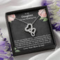 To Our Daughter On Her Wedding Day, Bride from Mother & Dad Necklace, Bride Jewelry Gift from Mom & Dad