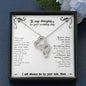 To My Daughter on Wedding Day from Mother in Heaven |  Gift from Mother of the bride in heaven