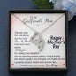 To My Girlfriend's Mom Mother's Day Necklace, Girlfriend's Mom Gift, Mother's Day Gift For Girlfriends Mom