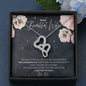 To My Beautiful Wife, Eternal Love Double Hearts Necklace
