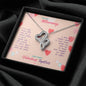 To My Mommy, New Mother Double Hearts Necklace | I’ve Only Been With You For Just A Little While | Valentine's Day, 1st Mother's Day Gift