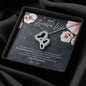 To My Beautiful Wife, Eternal Love Double Hearts Necklace