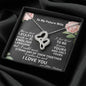 To My Future Wife Necklace, Engagement Gift for Future Wife, Sentimental Gift for Bride Groom, Fiance Gift for Her Valentine's , Fiance Gift