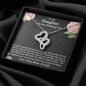 To Our Daughter On Her Wedding Day, Bride from Mother & Dad Necklace, Bride Jewelry Gift from Mom & Dad