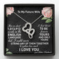 To My Future Wife Necklace, Engagement Gift for Future Wife, Sentimental Gift for Bride Groom, Fiance Gift for Her Valentine's , Fiance Gift