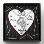 To My Love, You'Re My Perfect Match Double Hearts Necklace