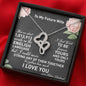 To My Future Wife Necklace, Engagement Gift for Future Wife, Sentimental Gift for Bride Groom, Fiance Gift for Her Valentine's , Fiance Gift